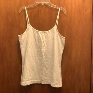 NWOT White Christopher & Banks camisole Large